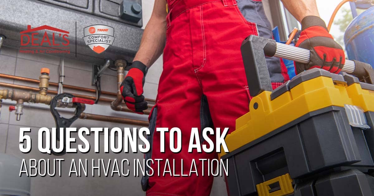 Deals Hvac installation questions